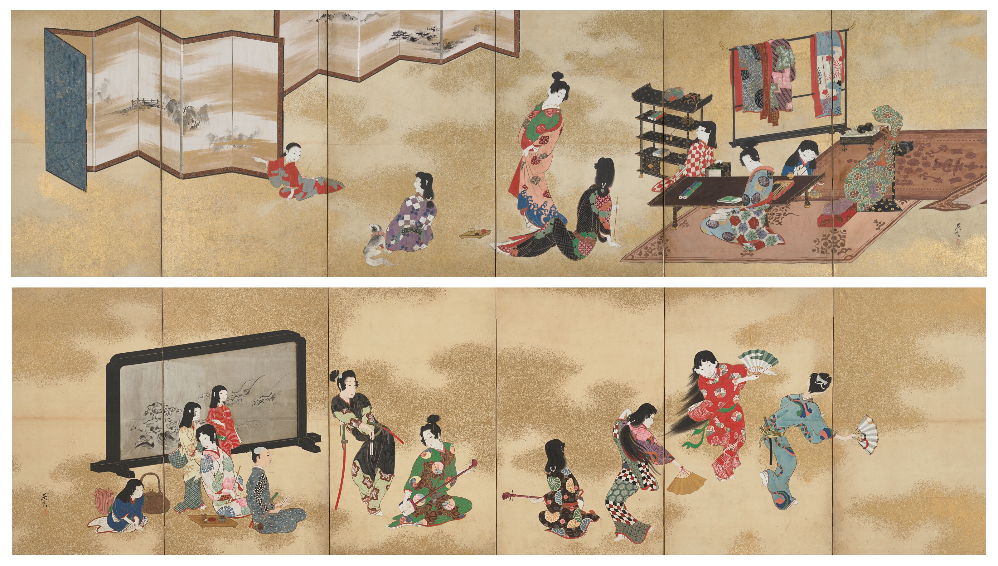 Shibata Zeshin | The Four Elegant Pastimes | MutualArt