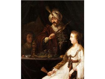 ESTHER, HAMAN UND KÖNIG AHASVERUS - Willem de Poorter