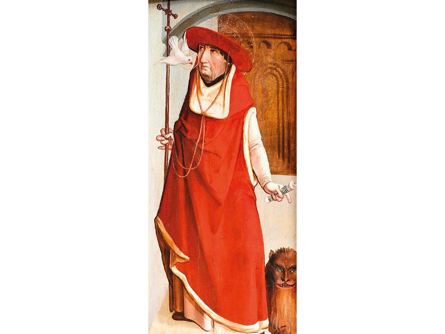 Austrian School, 15th century | HEILIGER HIERONYMUS UND HEILIGER ROCHUS ...