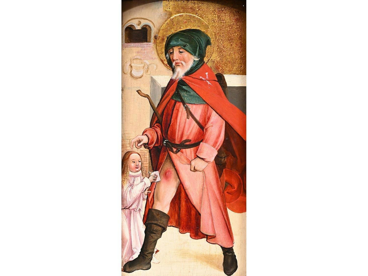 Austrian School, 15th century | HEILIGER HIERONYMUS UND HEILIGER ROCHUS ...