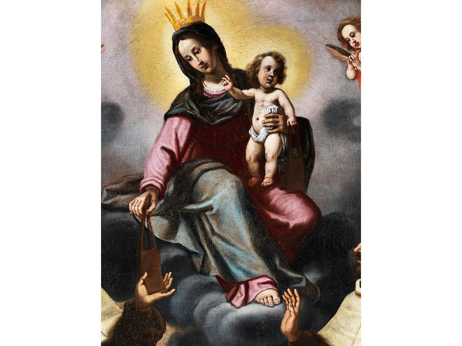 Domenico Pugliani | MARIA MIT DEM CHRISTUSKIND UND DREI HEILIGEN ...