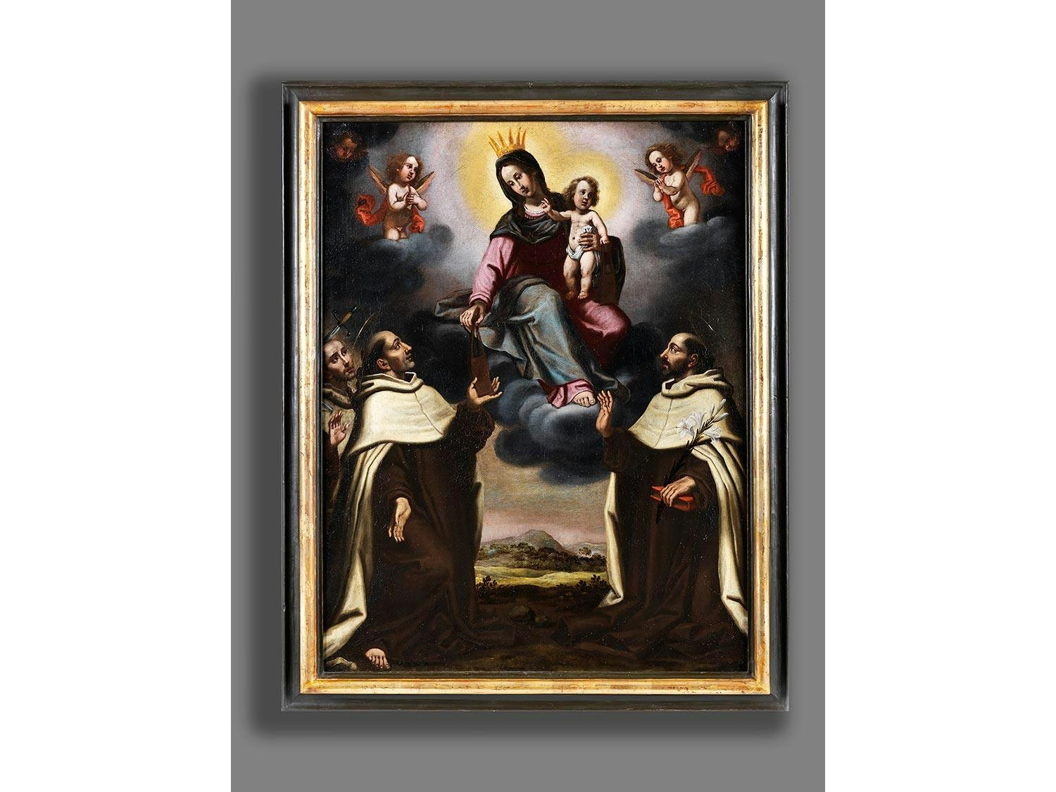 Domenico Pugliani | MARIA MIT DEM CHRISTUSKIND UND DREI HEILIGEN ...