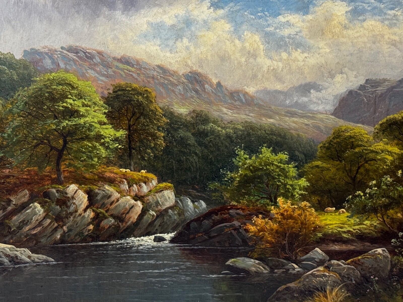 Thomas Spinks | A Quiet Pool North Wales (Circa 1890) | MutualArt