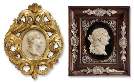 Italian School, 18th Century | Two Italian profile heads of different ...