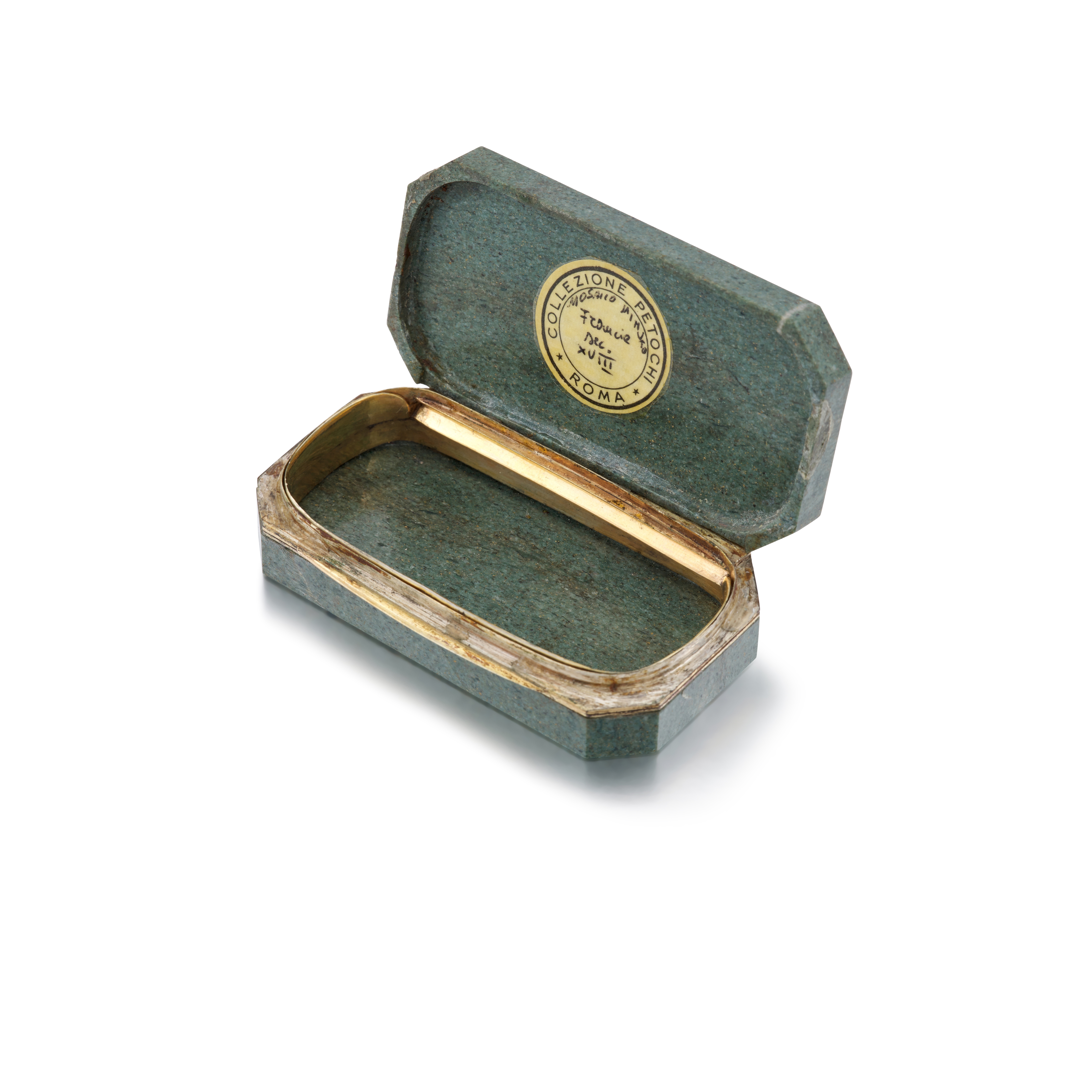 Roman School, 19th Century | A hardstone and micromosaic snuff box with ...