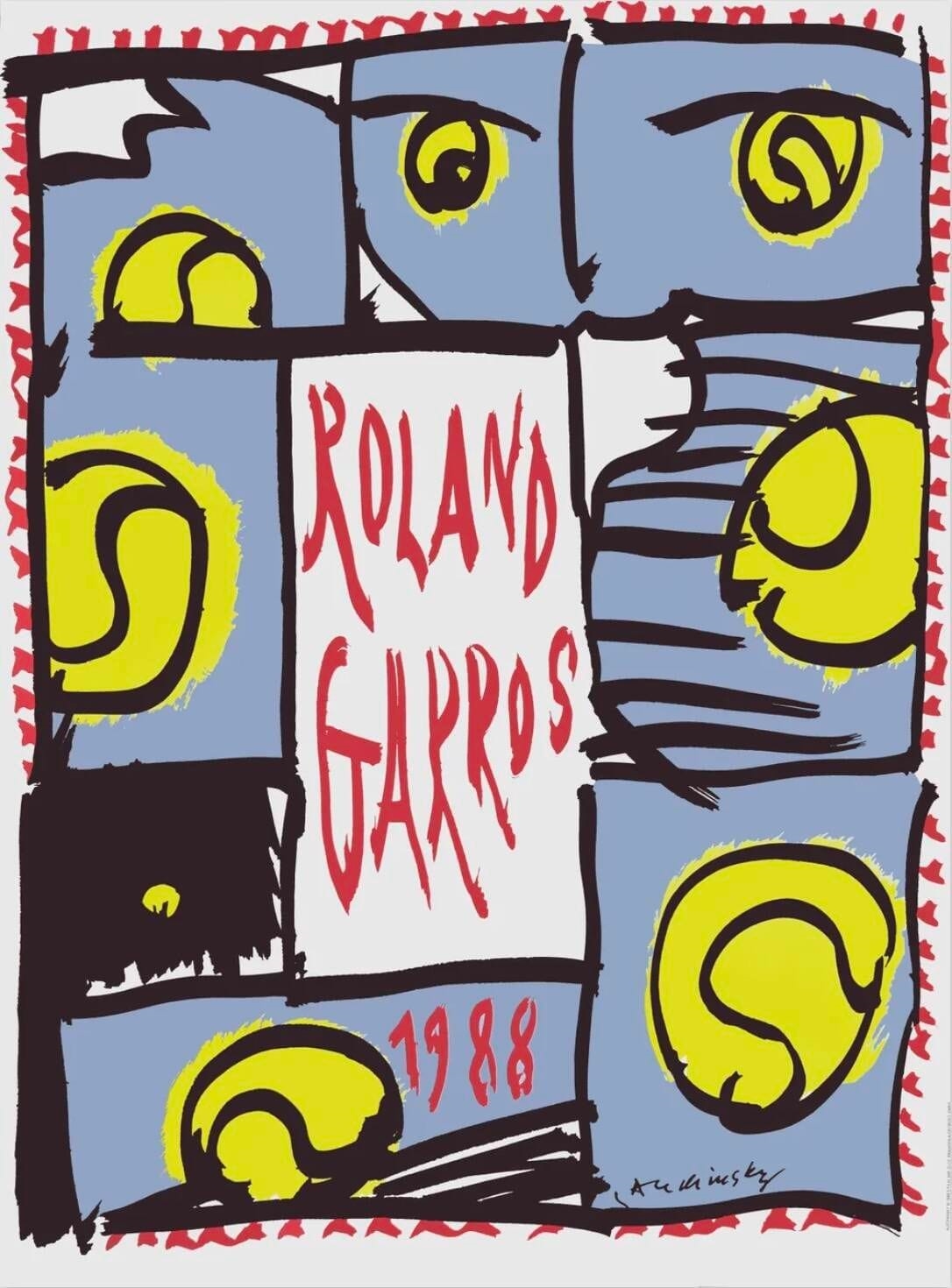 Pierre Alechinsky | Roland Garros 1988 | MutualArt