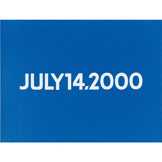 On Kawara | FRIDAY JULY 14, 2000 (TODAY SERIES NO.26 (2000) | MutualArt