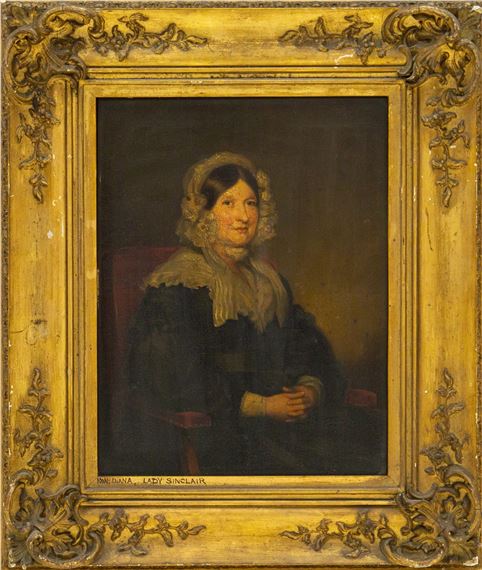 English School, 19th Century | A Portrait of Lady Diana Sinclair ...