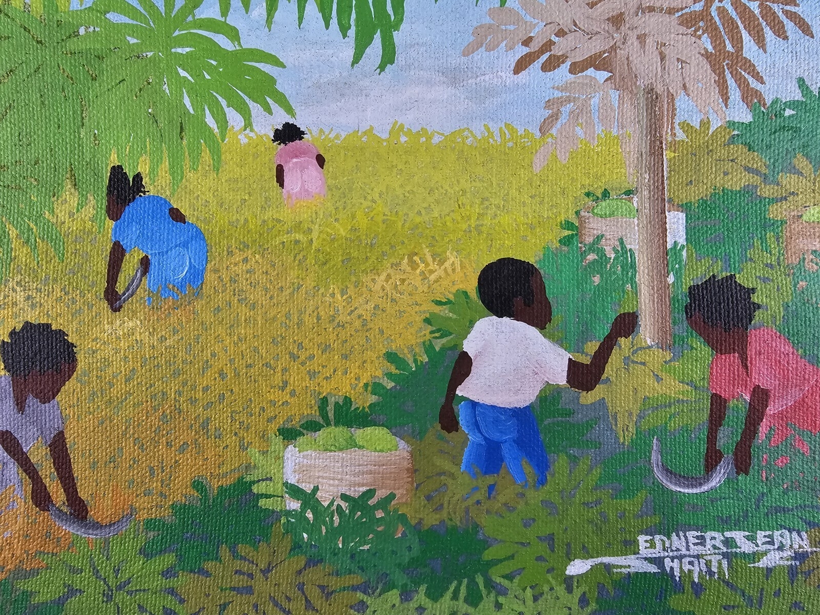 Jean Edner Cadet | Very nice original painting | MutualArt