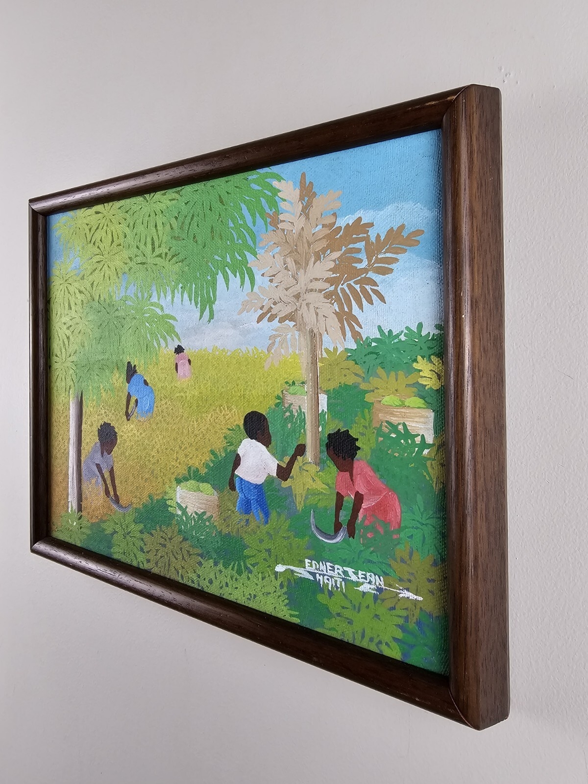 Jean Edner Cadet | Very nice original painting | MutualArt