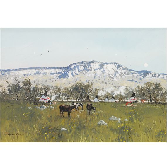 Gregory Sumida | Moon Ridge Encampment | MutualArt