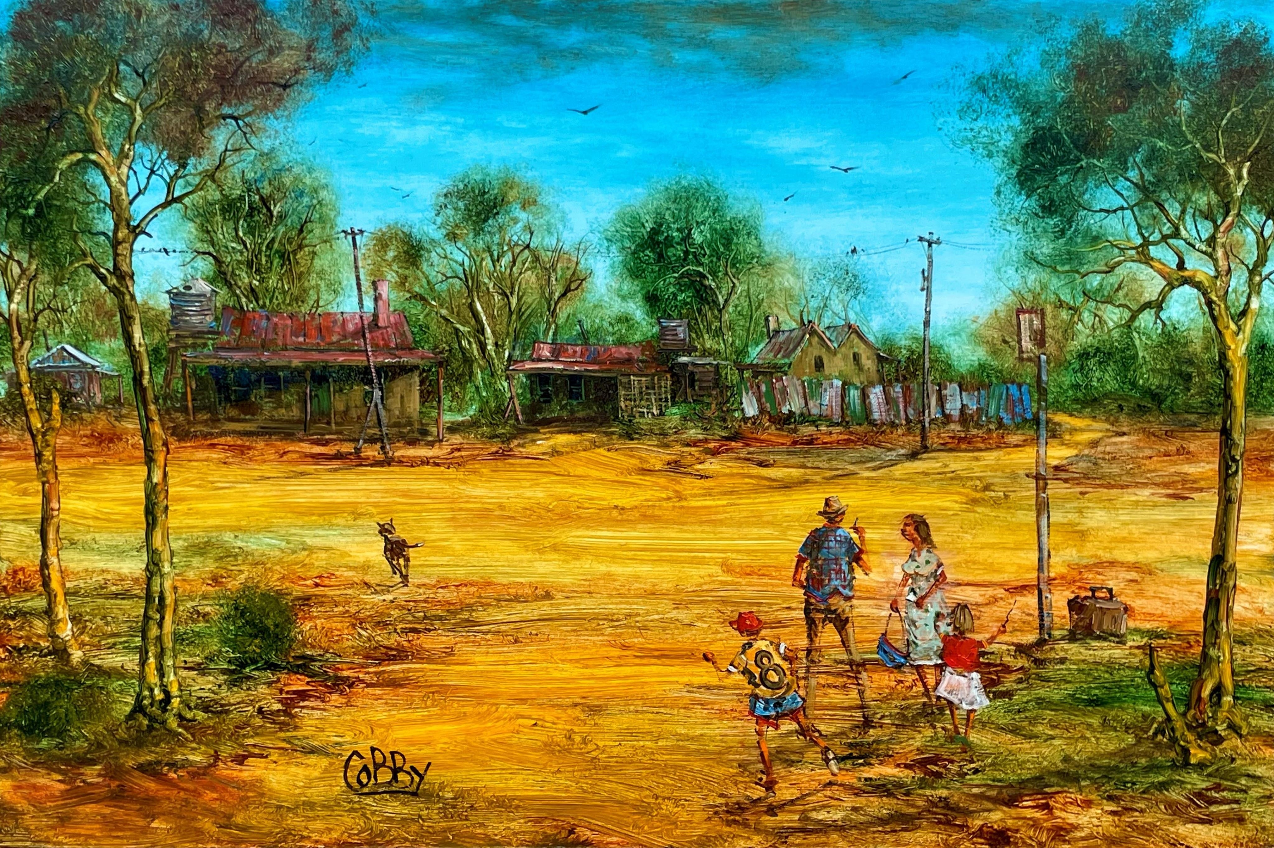 John Cobby | Waiting for the Bus | MutualArt