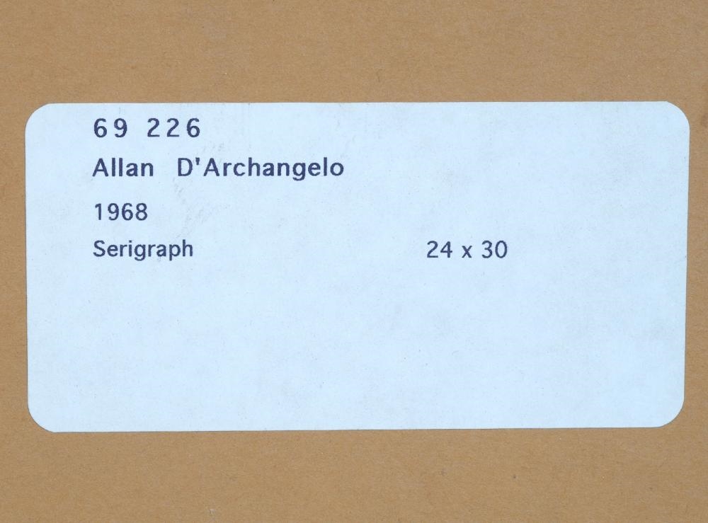 Allan D'Arcangelo | Pop Art Serigraph (1968) | MutualArt