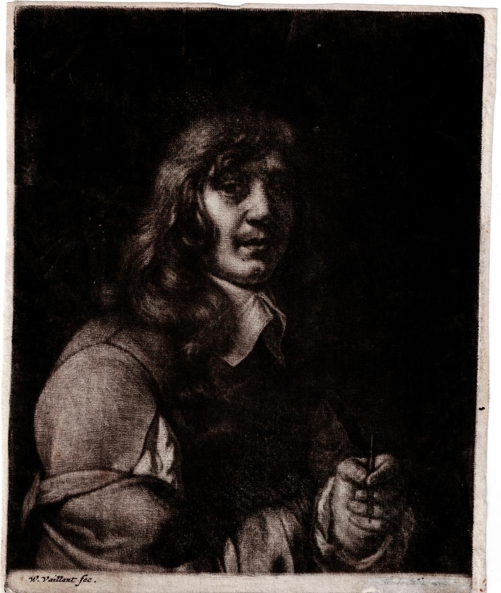 Wallerant Vaillant | Portrait of the artist Jacob van der Does (1660 ...
