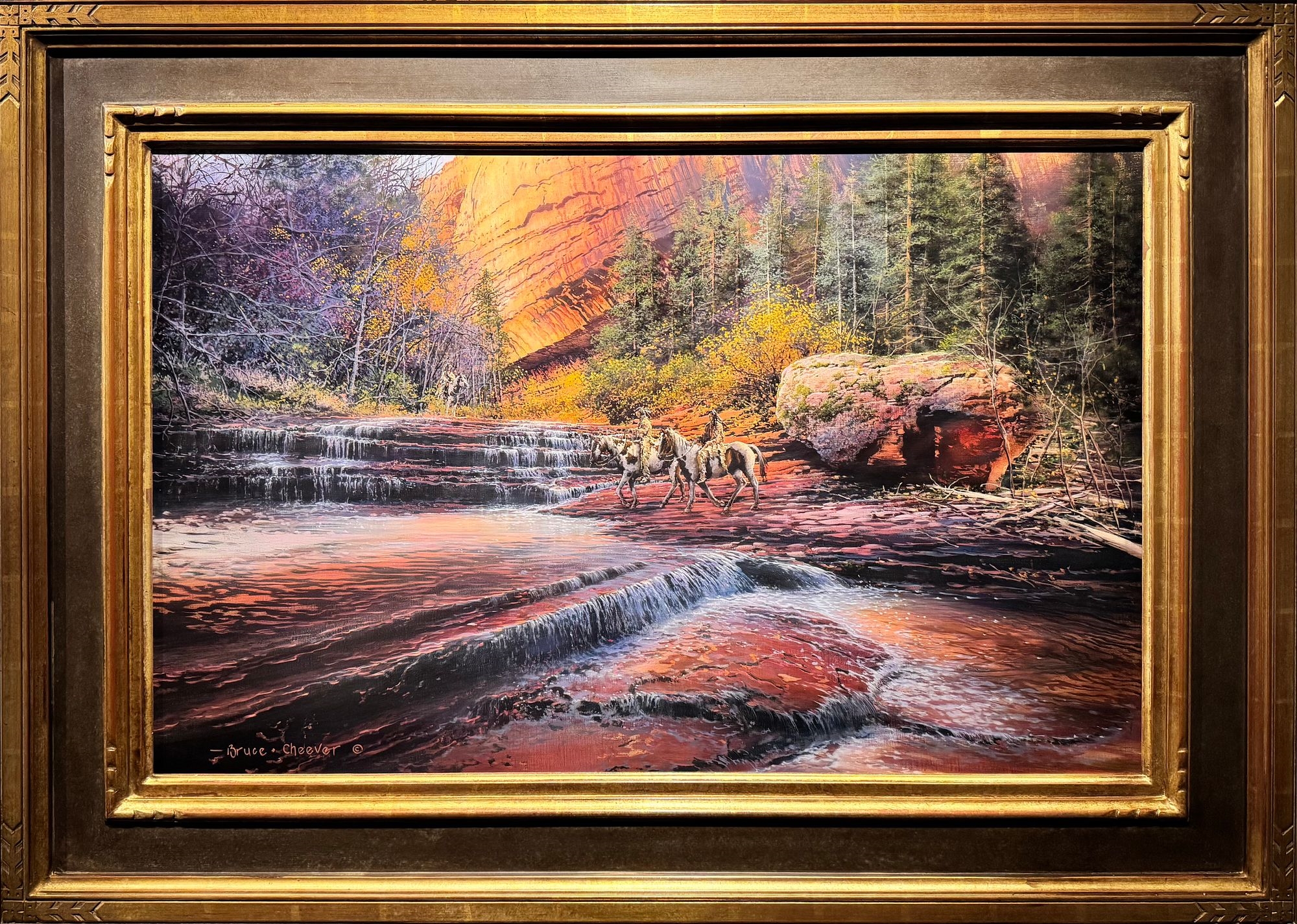 Bruce Cheever | Crimson Cascade | MutualArt