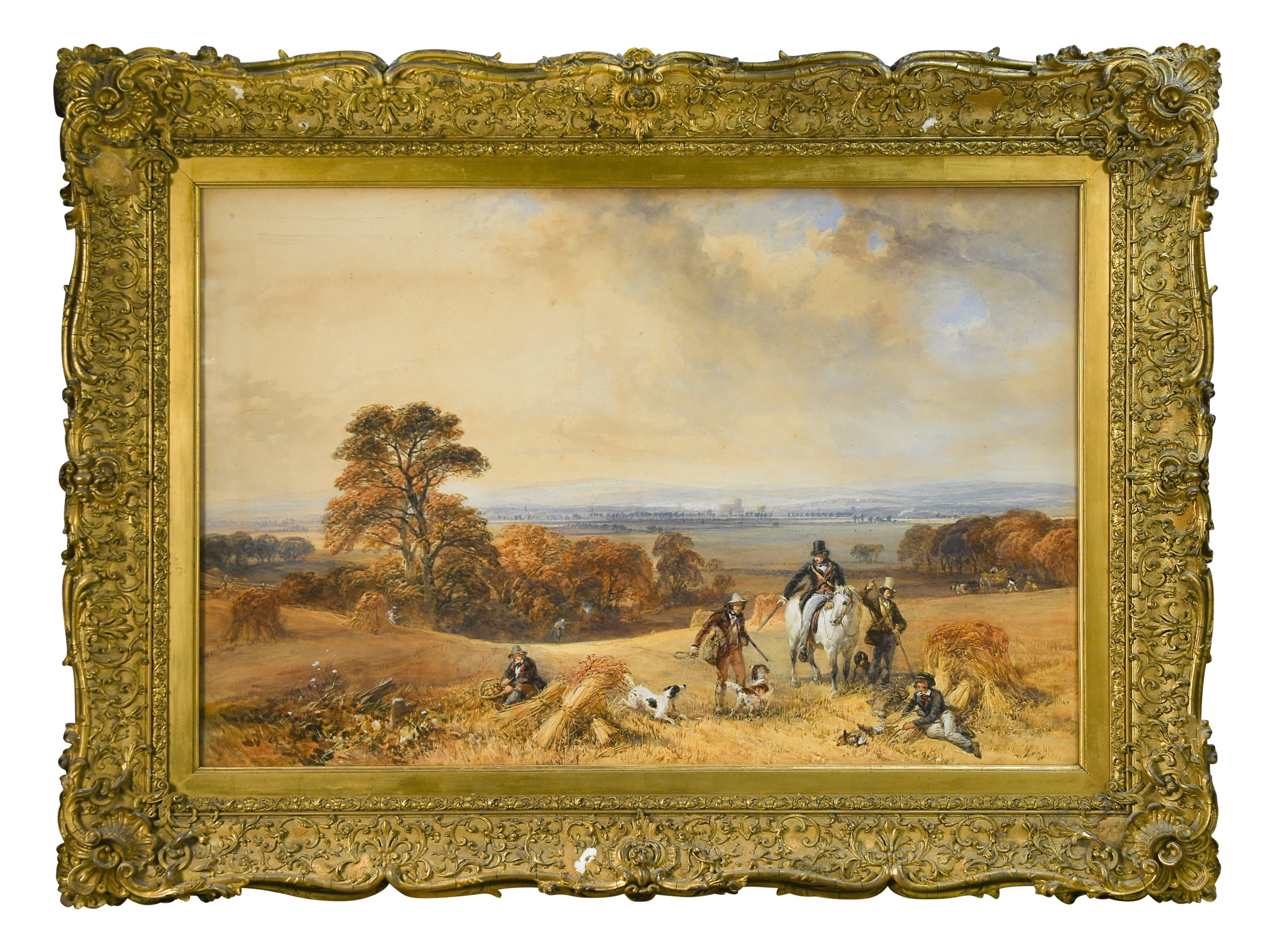 James Duffield Harding | A panoramic view of Loughborough from ...