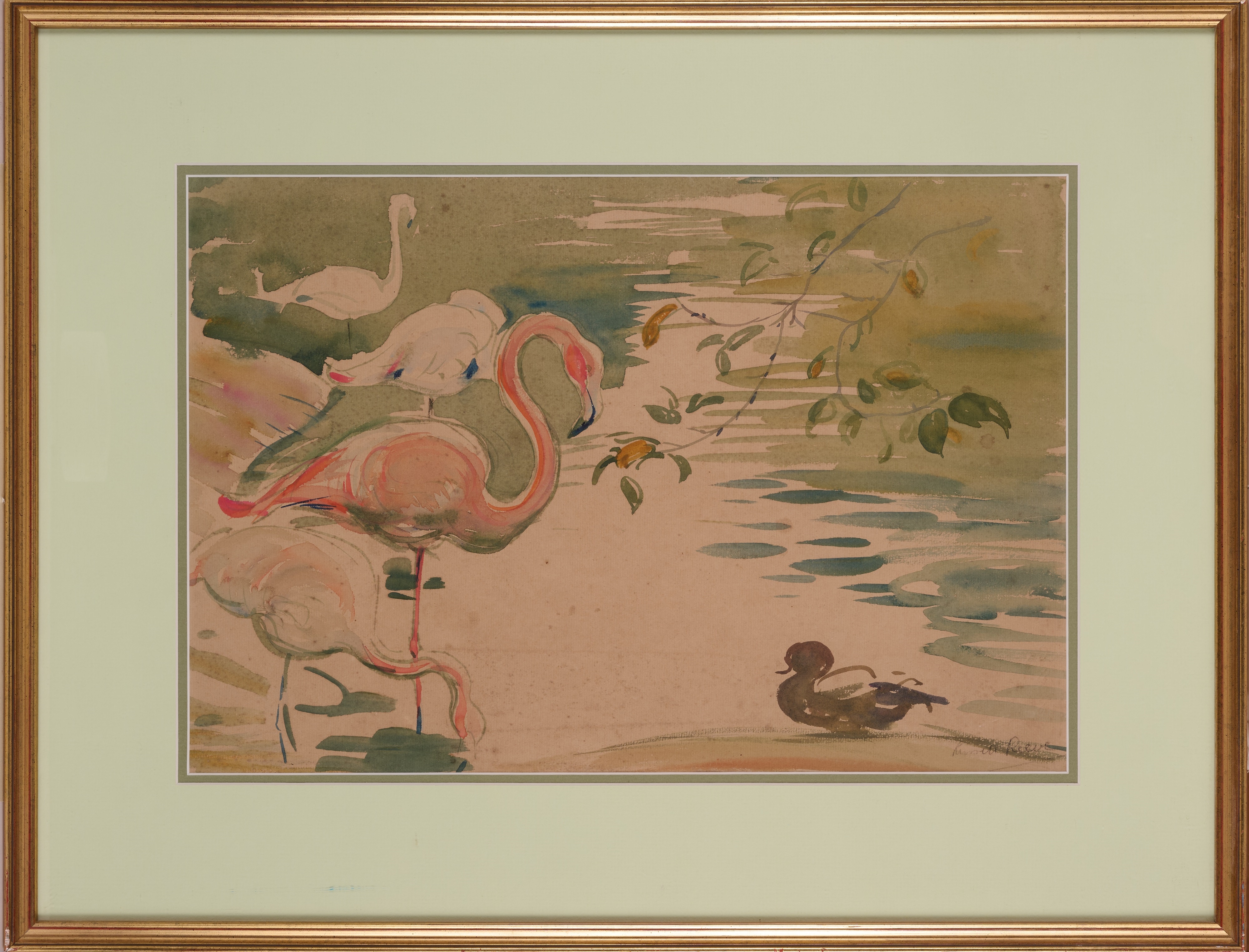 Russell Reeve | FLAMINGOS | MutualArt