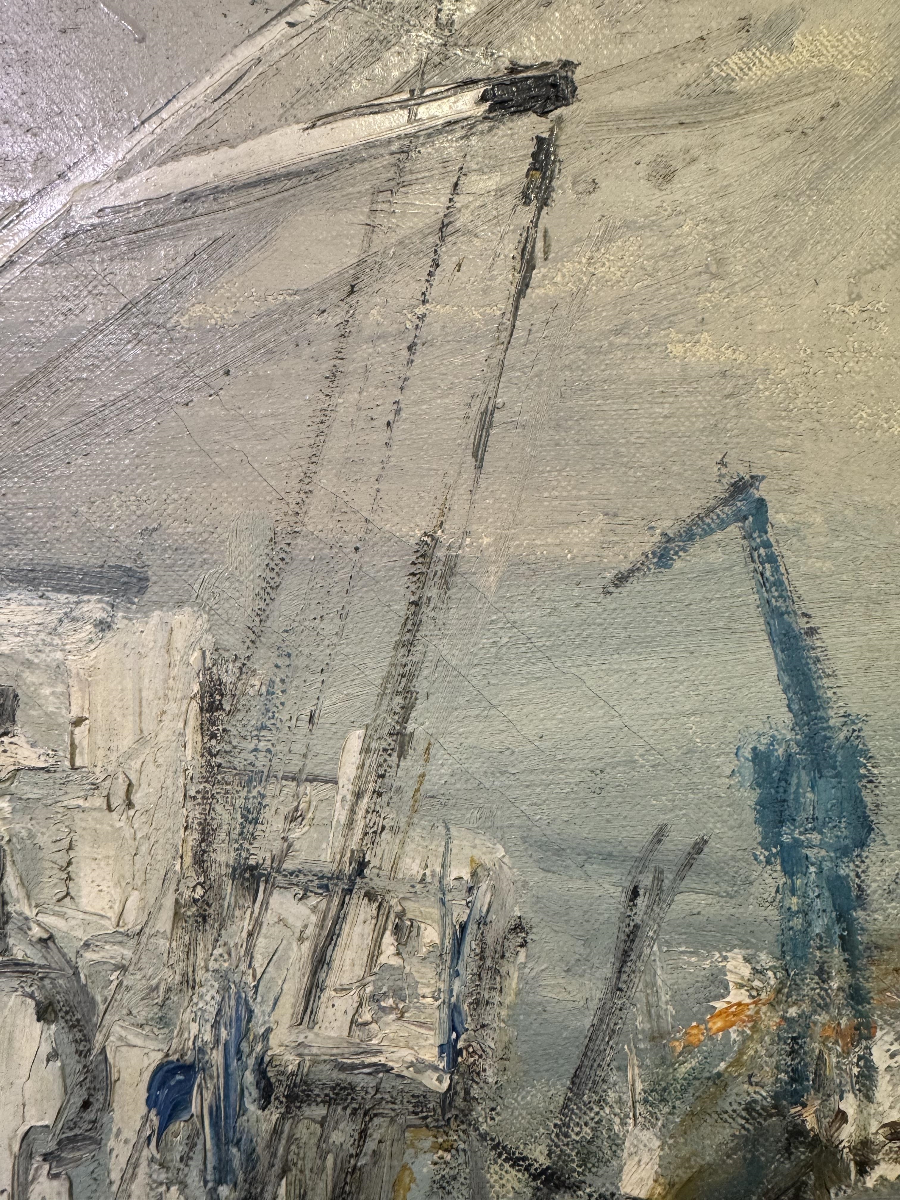Herbert Bannister Whone | Moored sailing vessel (1964) | MutualArt