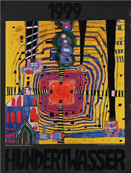 1999 Calendar by Friedensreich Hundertwasser, 1999