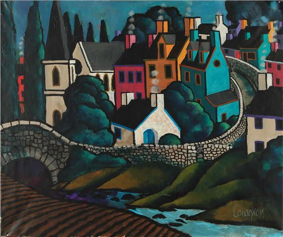 George Callaghan | STONE WALL AROUND THE VILLAGE | MutualArt