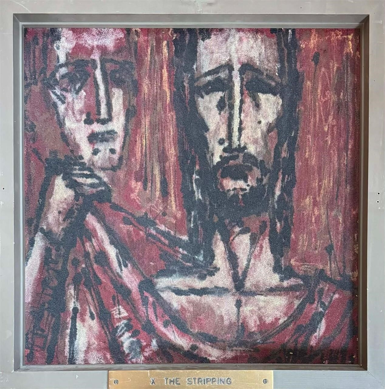 Claude Roussel | Station of the Cross, The Stripping | MutualArt