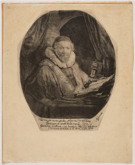 Rembrandt van Rijn | Portrait of Jan Uystenbugaert (1635) | MutualArt
