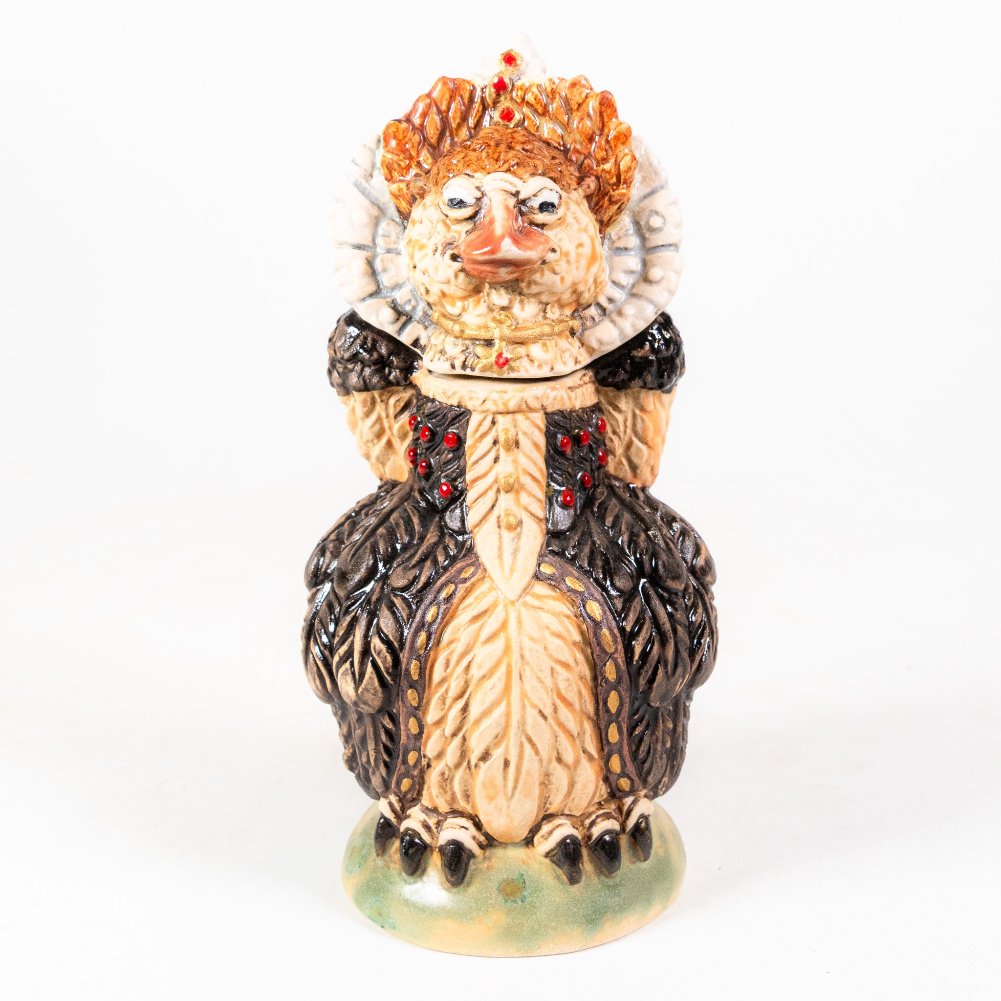 Andrew Hull | Burslem Pottery Grotesque Bird Queen Elizabeth 1st ...