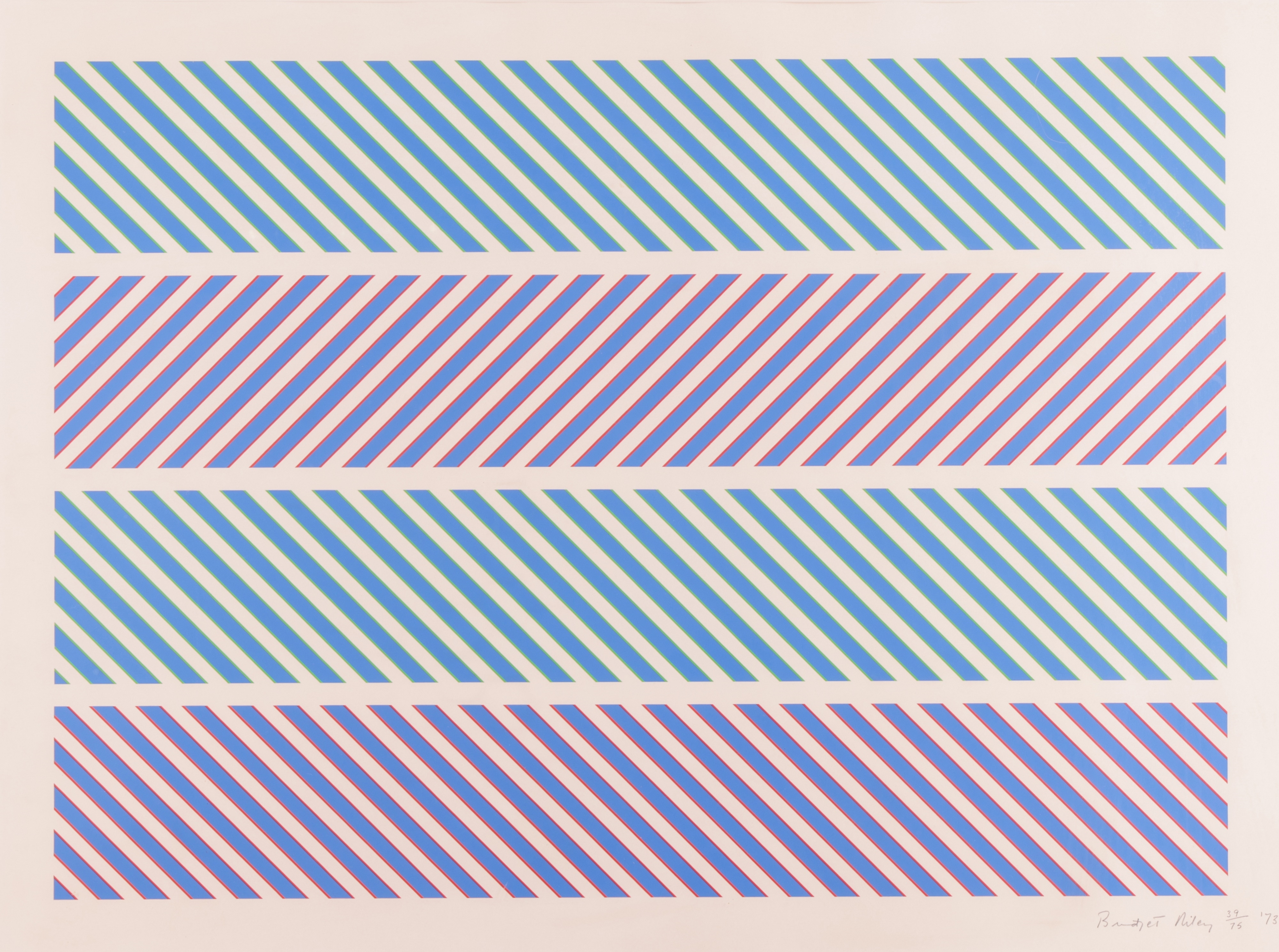 Bridget Riley | Untitled, from Rothko Memorial Portfolio, 1973 ...