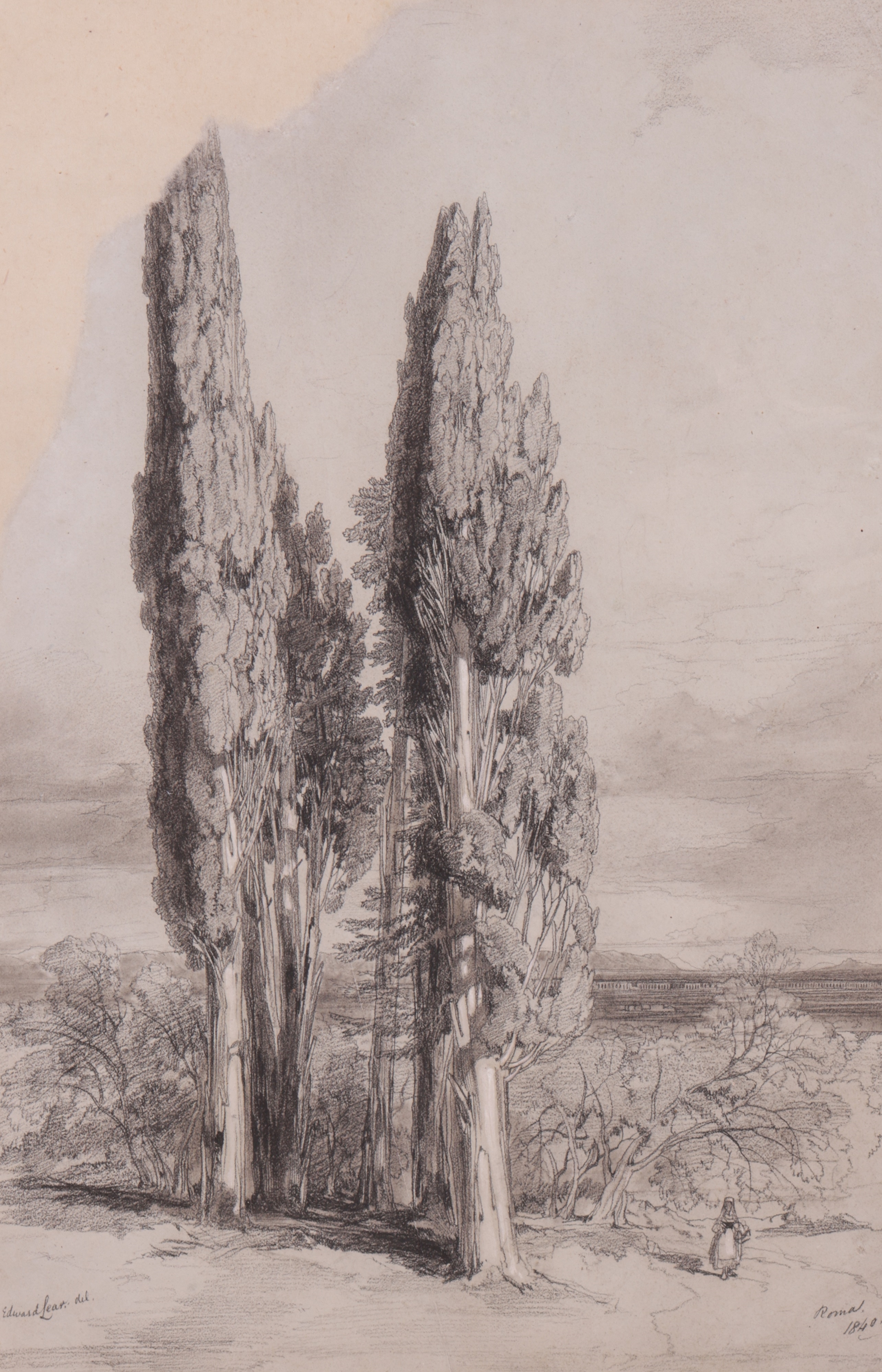 Edward Lear | Study of the Roman Campagna (1840) | MutualArt