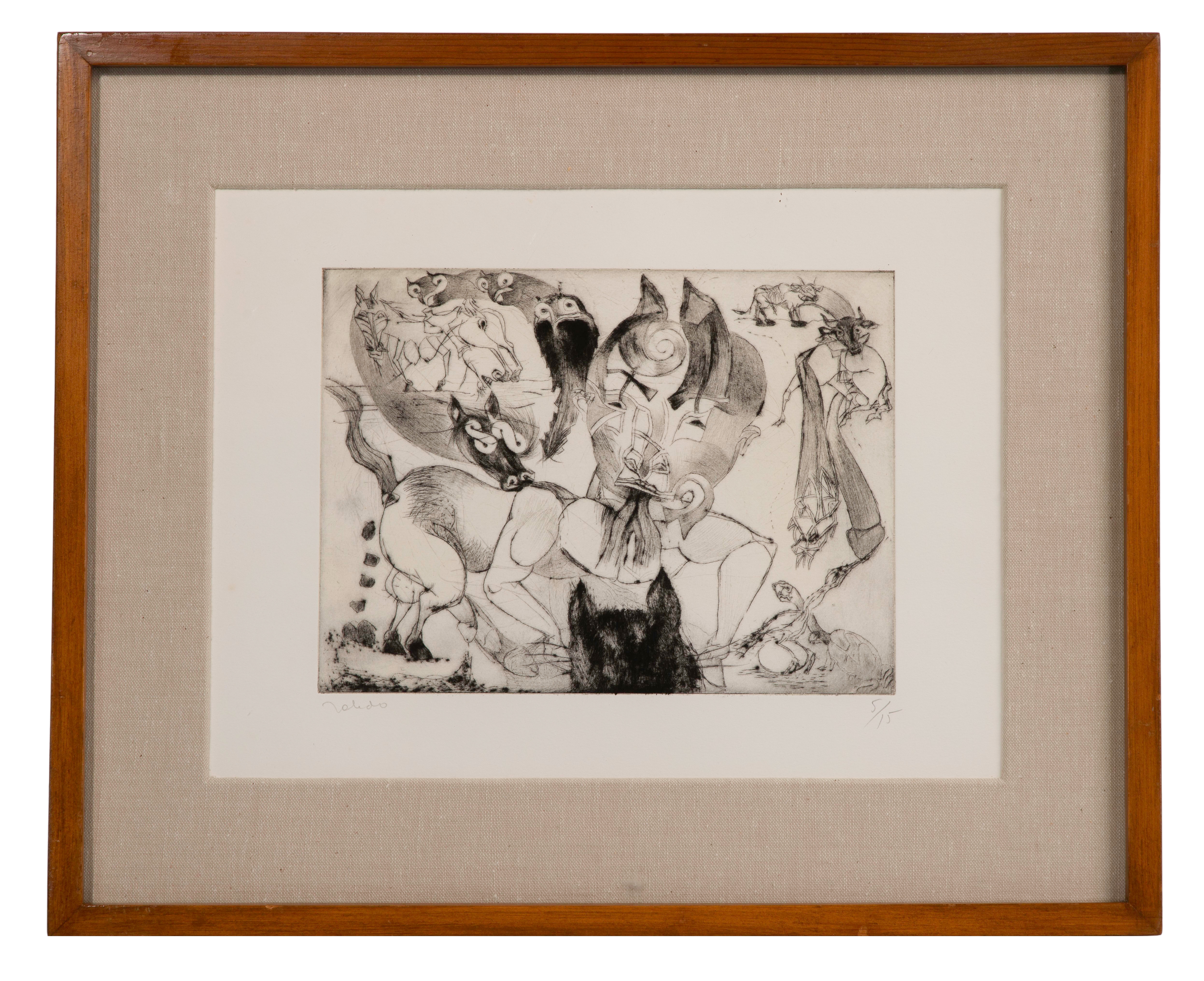 Francisco Toledo | Cat on His Back (1986) | MutualArt