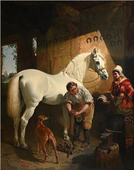 THE VILLAGE BLACKSMITH (SHOEING OF IMAUM