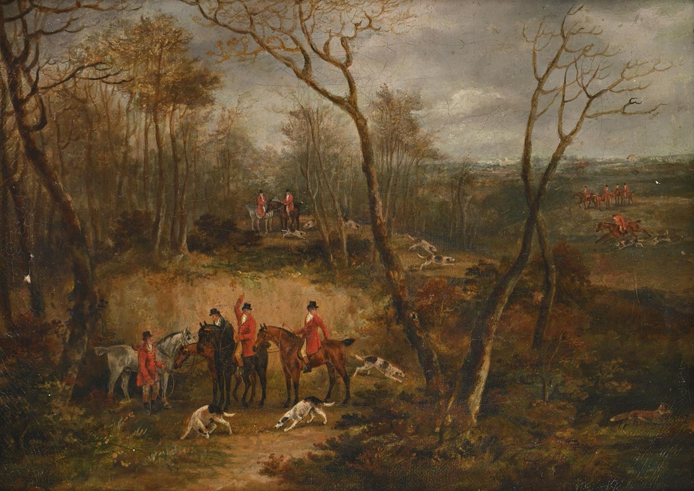 Samuel Henry Alken | A SET OF FOUR HUNTING SCENES, FRAMED AS ONE ...