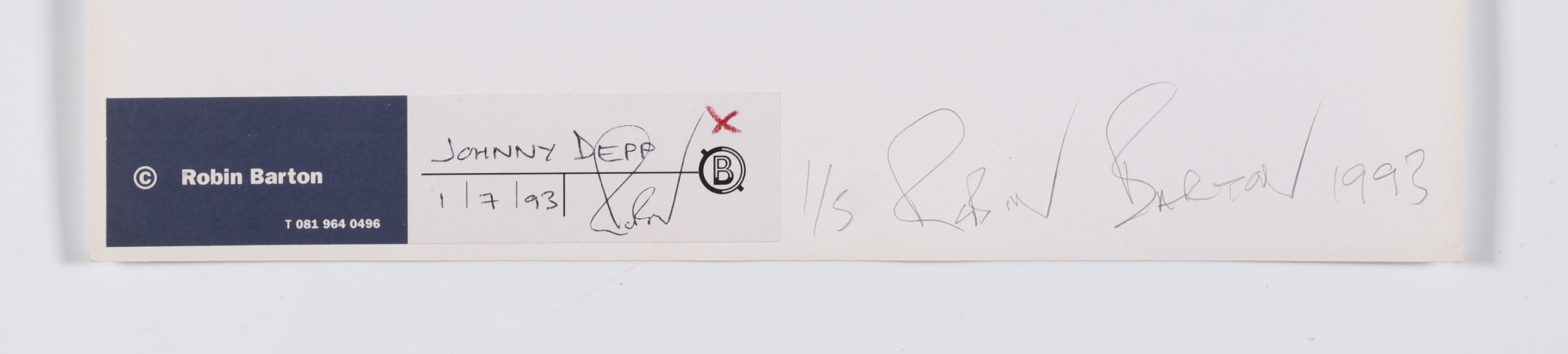 Robin Barton | Johnny Depp (1993) | MutualArt