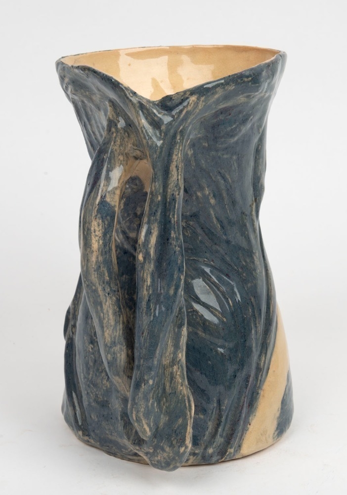 William Merric Boyd | impressive pottery vase with double windswept ...