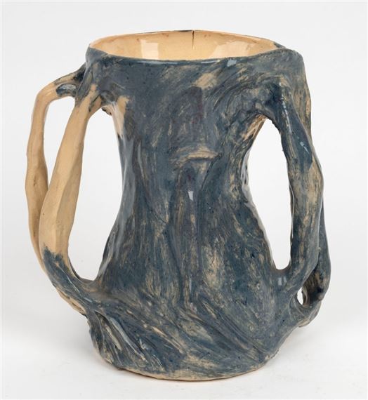 William Merric Boyd | impressive pottery vase with double windswept ...
