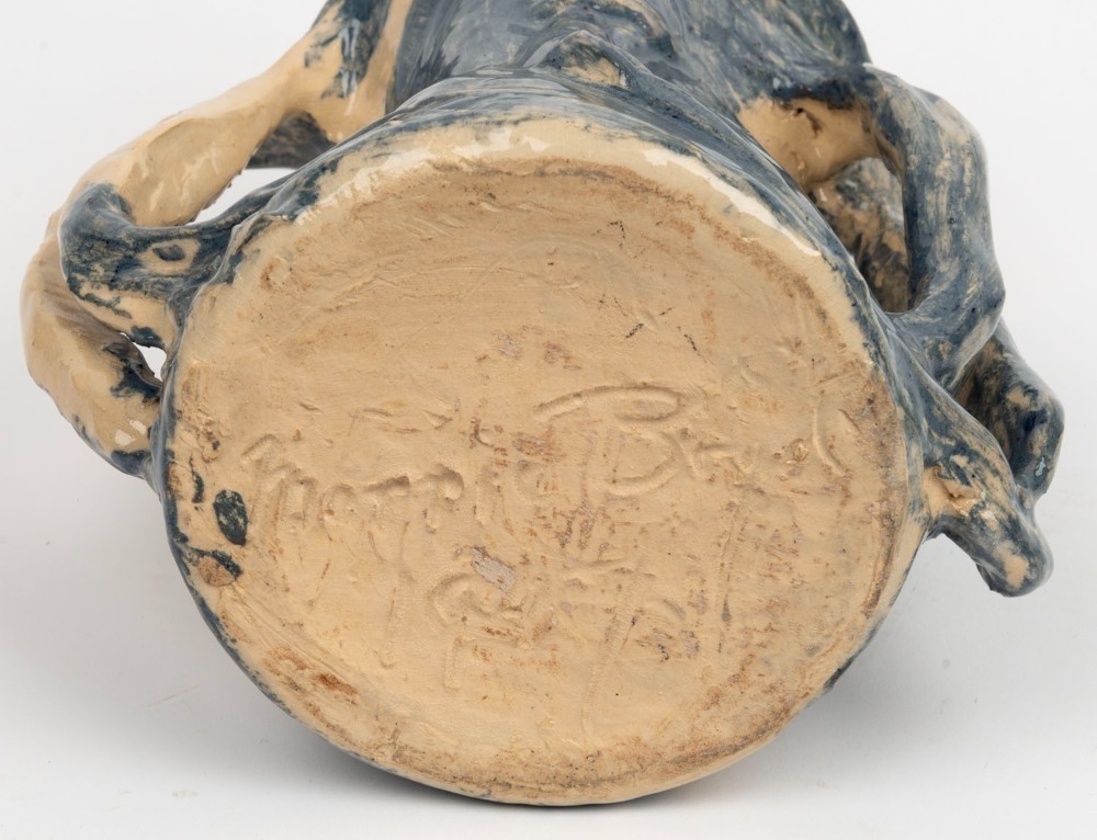 William Merric Boyd | impressive pottery vase with double windswept ...