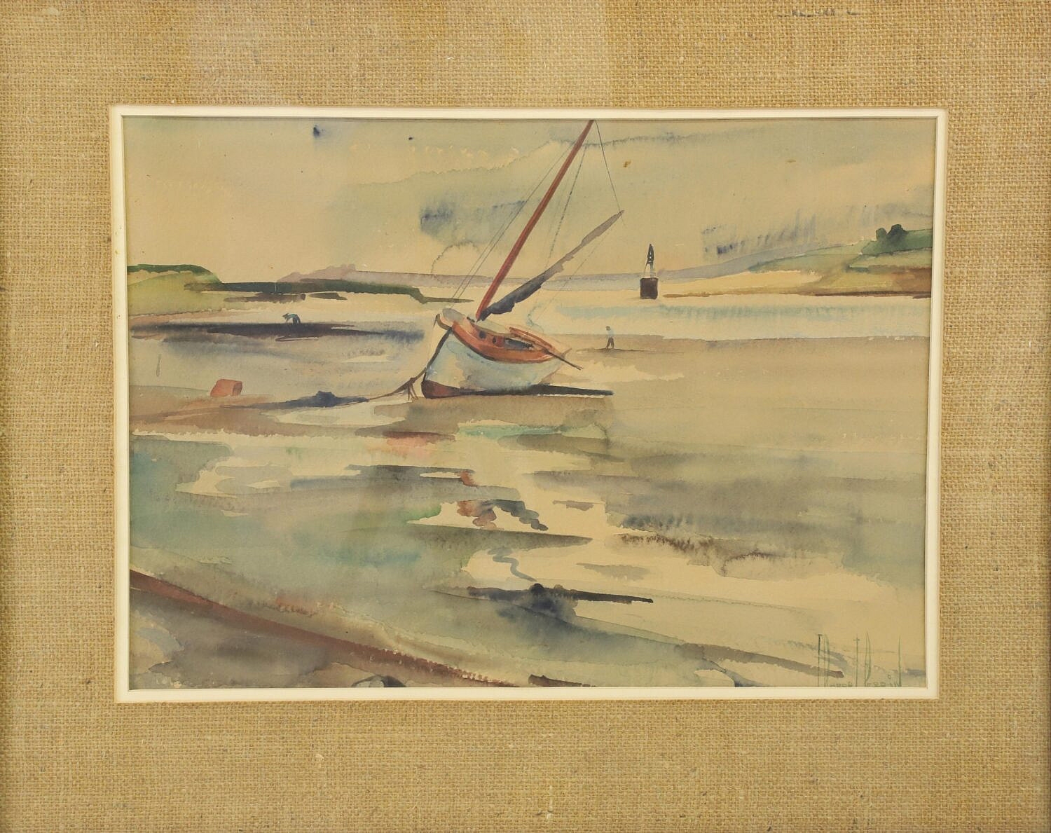 Charles Robert Perrin | Sailboat at Rest | MutualArt