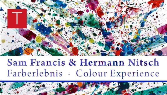 Sam Francis & Hermann Nitsch: Colour Experience at Galerie Thalberg