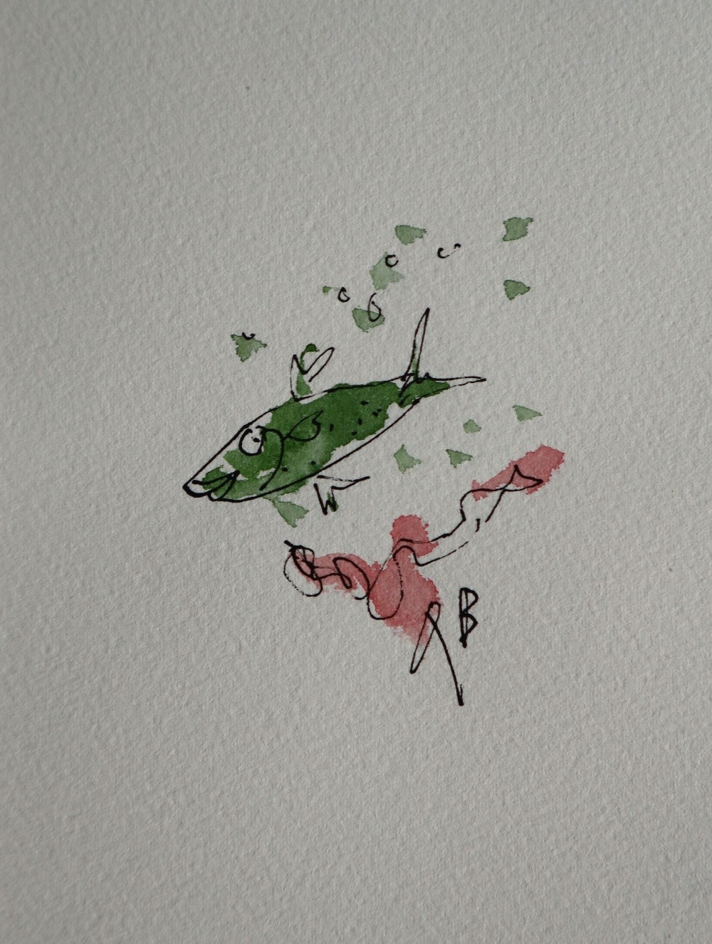 Quentin Blake | Study of a fish | MutualArt