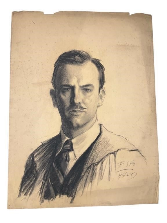 Frederick Sands Brunner | Three Portrait Sketches by F. Sands Brunner ...