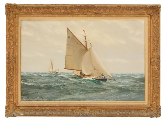 A Steady Course - Montague Dawson