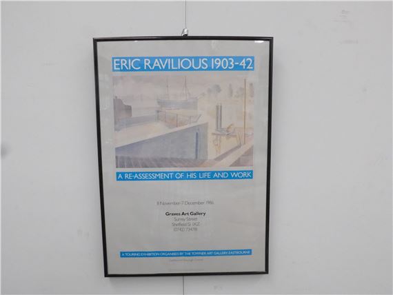 Eric Ravilious | An Eric Ravilious exhibition poster - Graves Art ...