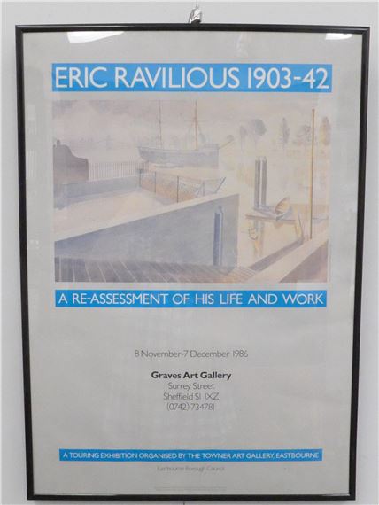 Eric Ravilious | An Eric Ravilious exhibition poster - Graves Art ...