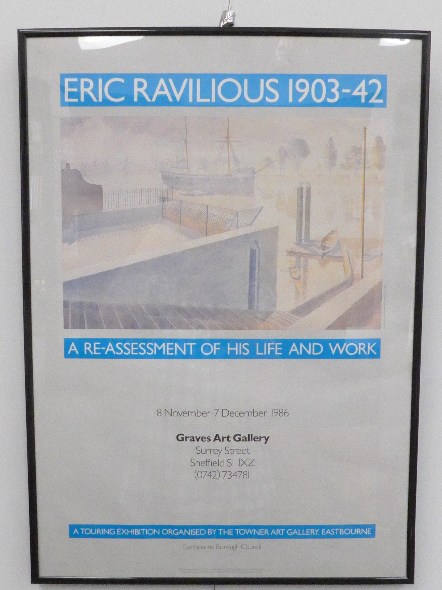 Eric Ravilious | An Eric Ravilious exhibition poster - Graves Art ...