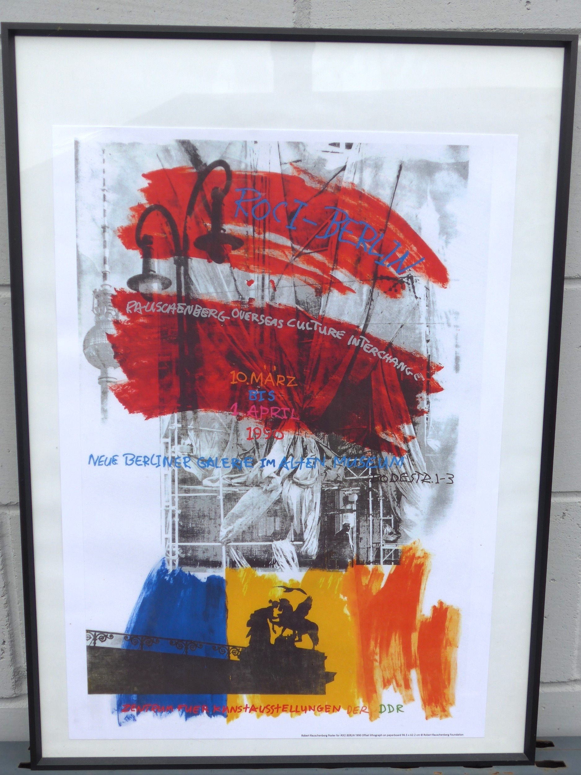 Robert Rauschenberg | A framed and glazed Robert Rauschenberg poster ...