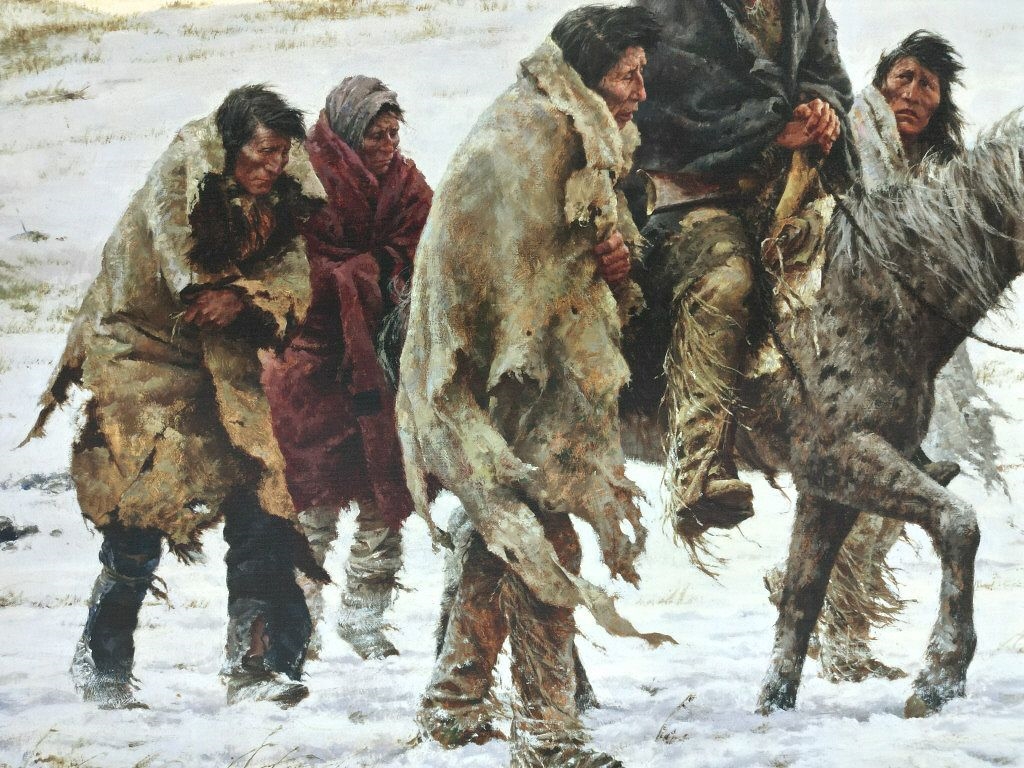 Howard Terpning | Chief Joseph Rides To Surrender | MutualArt