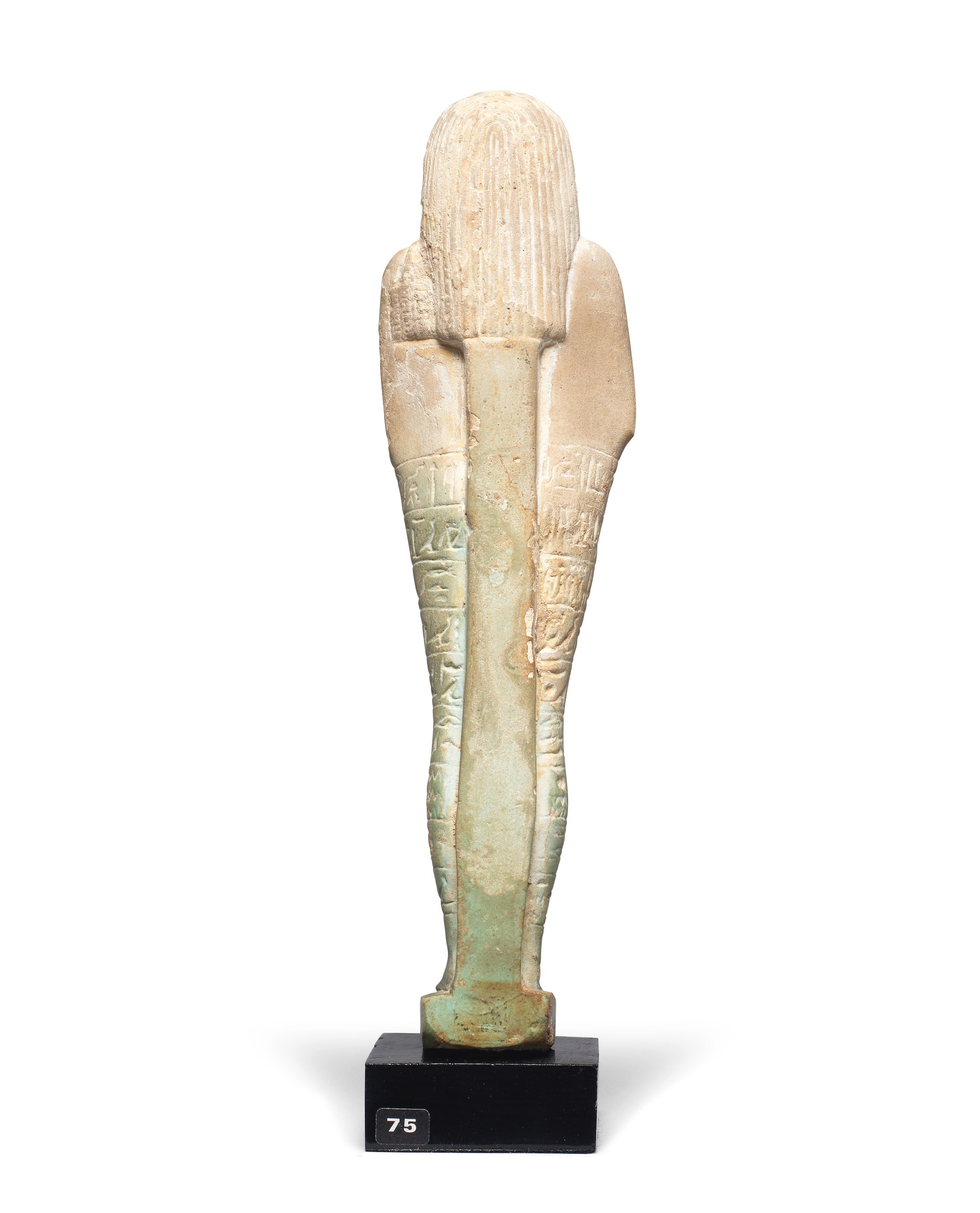 Egyptian School | An Egyptian pale green glazed faience shabti for ...
