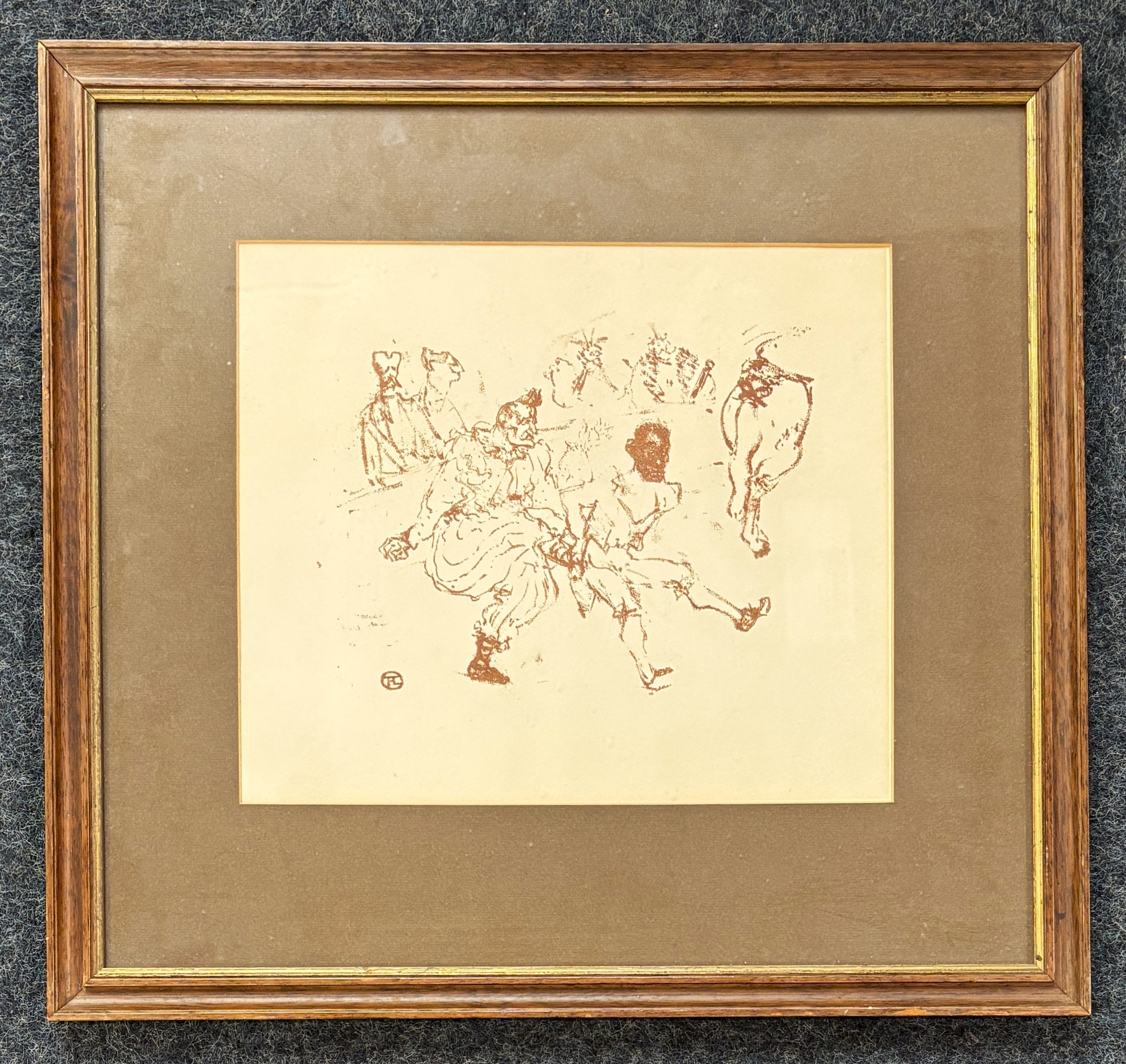 Henri de Toulouse-Lautrec | Footit et Chocolat (The Kick of the Clown ...
