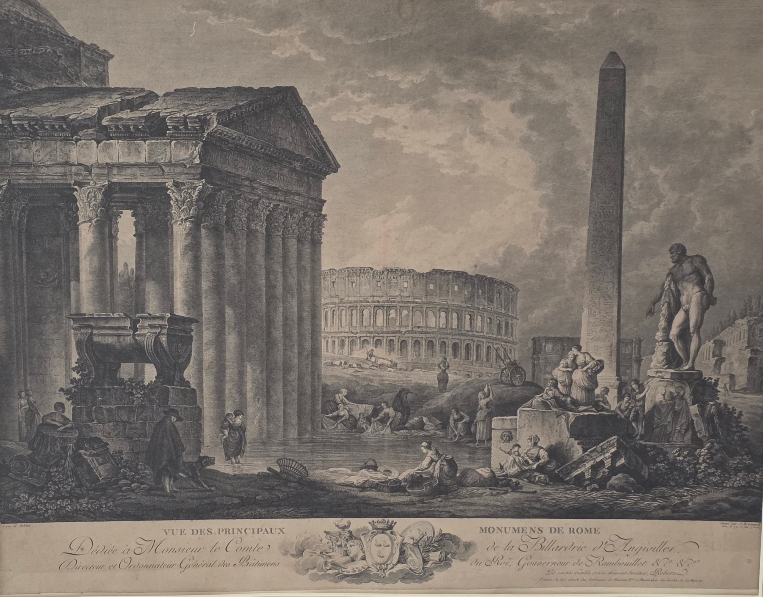 Hubert Robert | Vue des Principaux Monuments de Rome | MutualArt