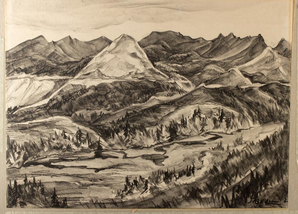 Muriel Sibble Wolle | Mountain Landscape (1942) | MutualArt